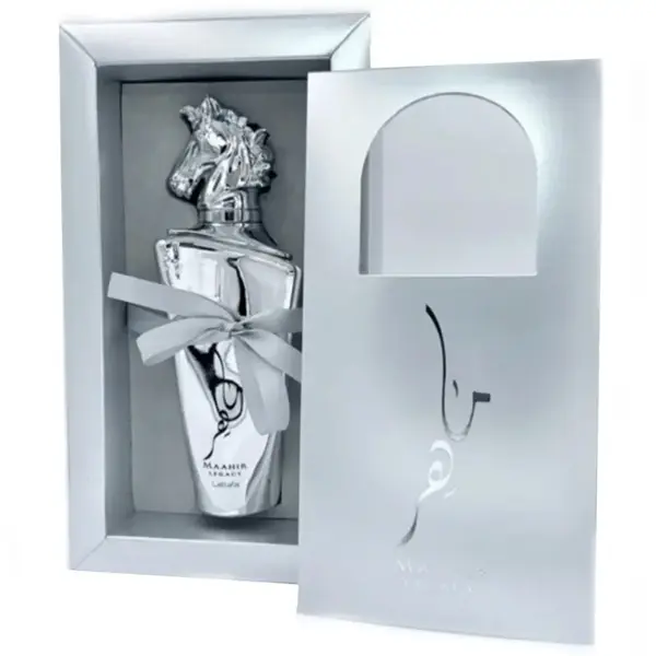 عطر ادکلن ماهر لگاسی نقره ای لطافه اورجینال | Maahir Legacy Lattafa Perfume